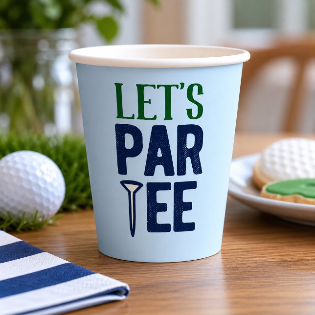 Let's Par-Tee Golf Party Paper Cups (Creator Uploaded)