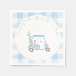 Let's Par-Tee Golf Themed Party Napkins