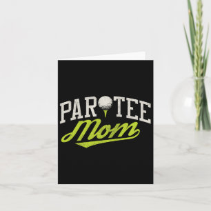 Let's Par Tee Mum Funny Golf Shirt Pun Partee Part Card