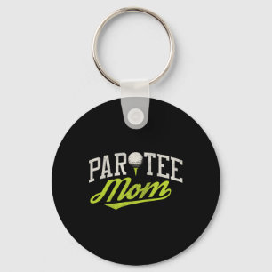 Let's Par Tee Mum Funny Golf Shirt Pun Partee Part Key Ring