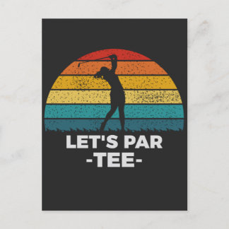 let's par tee postcard