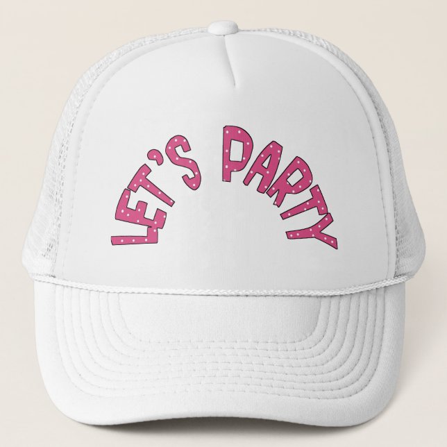 Lets Party  All Products Kids Stuff Trucker Hat (Front)