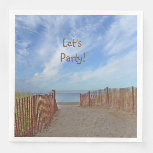 Let's Party Beach Napkin