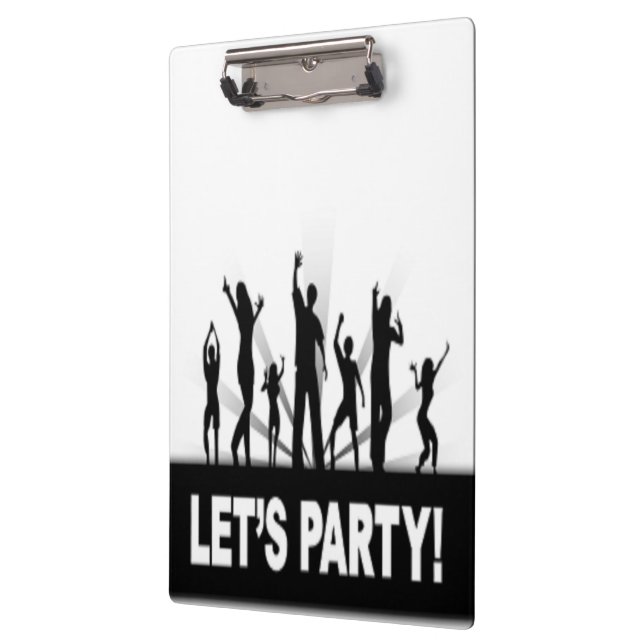 "LET'S PARTY" DANCERS CLIPBOARD (Left)