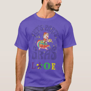 Let's Party gras Carnival Mardi Gras Unicorn Mardi T-Shirt
