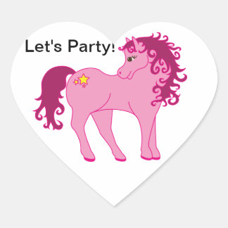 Let's Party Horse sticker
