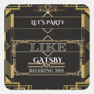 Let's Party Like Gatsby Sticker