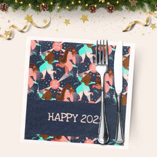 Let's Party! New Year Napkin