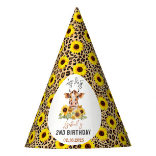 Let's Party Till the Cows Come Home 2nd Birthday Hat