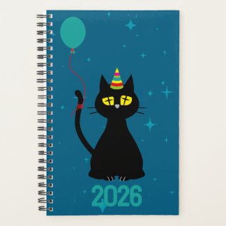 LET'S PARTY! - Tipsy Black Cat Planner