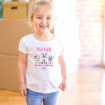 Lets pawty cute white pink puppies birthday toddler T-Shirt<br><div class="desc">Let's pawty white and pink cute white puppies with pink bows Girl's birthday party t-shirt personalised party shirt puppy dogs themed birthday party photoshoot shirt photo props</div>