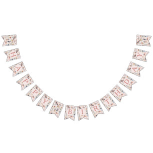 Lets Pawty Pink Dog Puppy Birthday Party Bunting