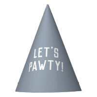 Lets Pawty Puppy Adoption / Birthday Dog Party Hat