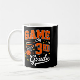 Let's Play 3rd Grade Basball Hoop First Day Of Coffee Mug