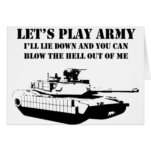 Let's Play Army (Front Horizontal)
