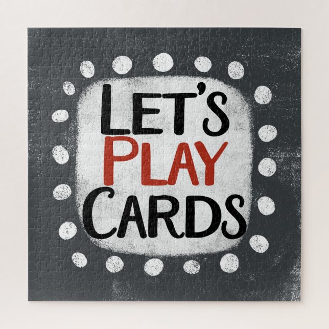 Let's Play Cards Jigsaw Puzzle (Vertical)