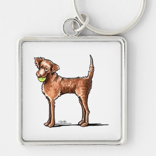 Lets Play Chessie Key Ring