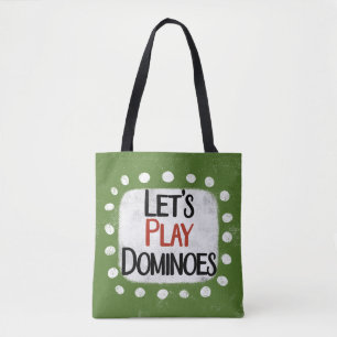 Let's Play Dominoes Tote Bag