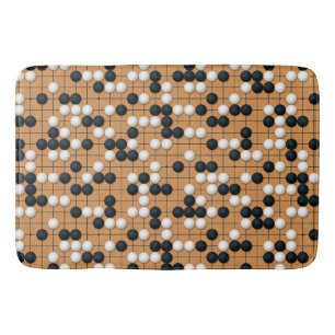 Let's Play Go (large scale) Bath Mat