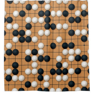 Lets Play Go Shower Curtain