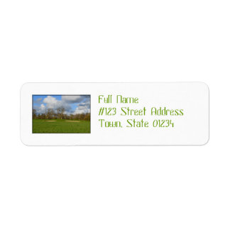 Let's Play Golf Return Address Label