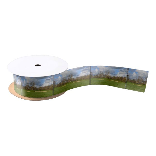 Let's Play Golf Satin Ribbon (Spool)