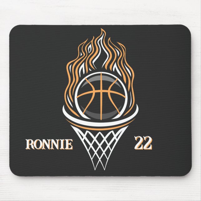 Let's Play Hoops  Mouse Pad (Front)