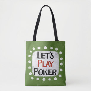 Let's Play Poker Tote Bag