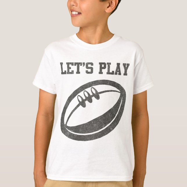 Let's Play Rugby T-Shirt (Front)