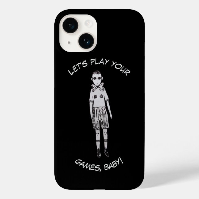 Let's play your games, baby!  Case-Mate iPhone case (Back)