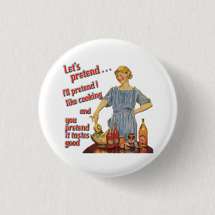 Let's Pretend Mini Button