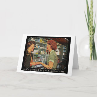 Let's Pretend to Get Together Greeting Card