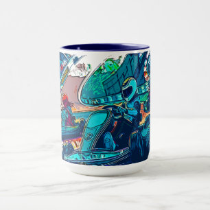 Lets Race! - Go Kart Racers Mug