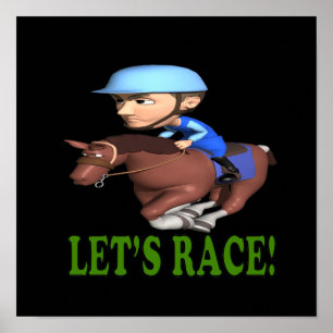Lets Race Poster