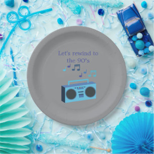 Let's rewind to the 90's paper plate