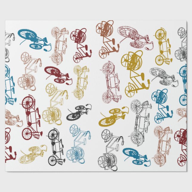 Let's Ride Wrapping Paper (Seam)