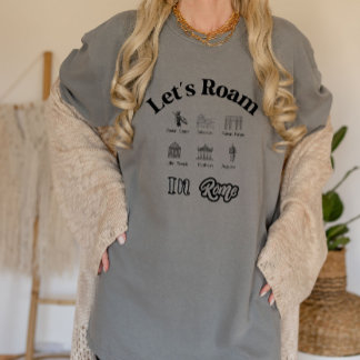 Let's Roam in Rome Travel T-Shirt