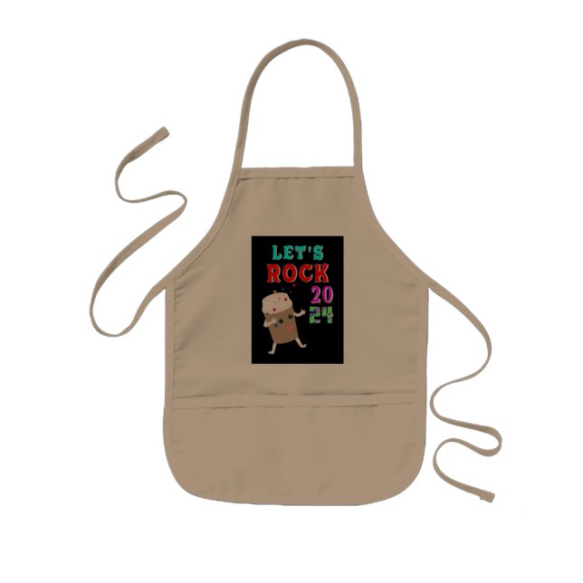 Let's Rock 2024 Kids Apron (Front)