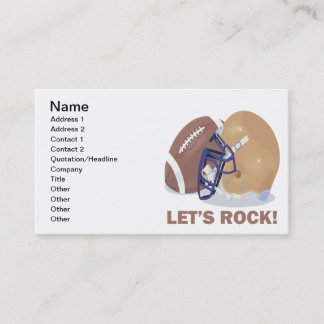 Lets Rock Business Card