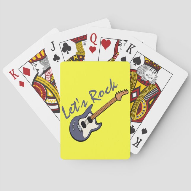Lets Rock Deck of Cards (Back)