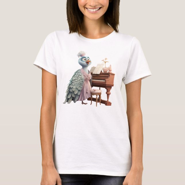 Let's Rock Hilarious Bird T-Shirt (Front)