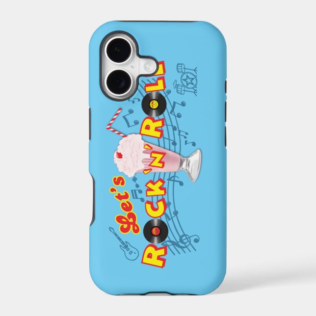 Let's Rock 'n' Roll Iphone 5 Case (Back)
