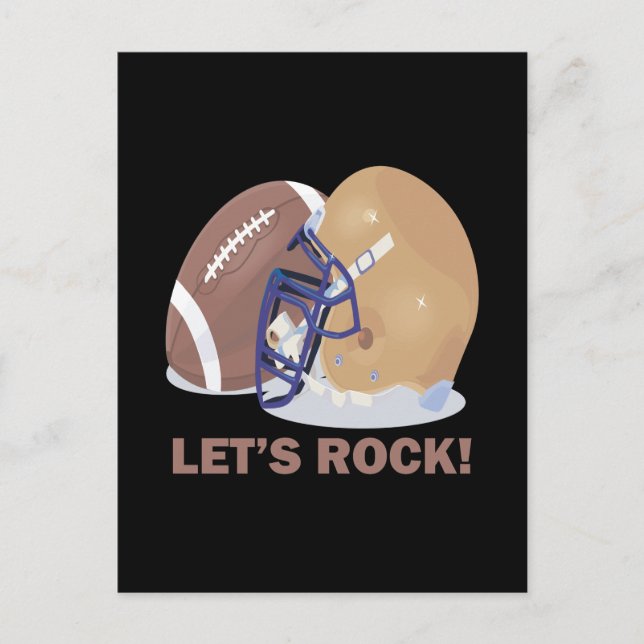 Lets Rock Postcard (Front)
