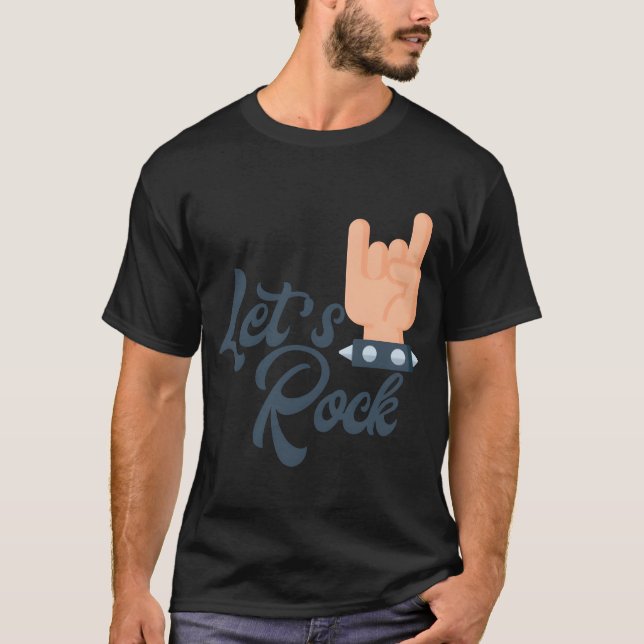 Lets Rock vintage T-Shirt (Front)