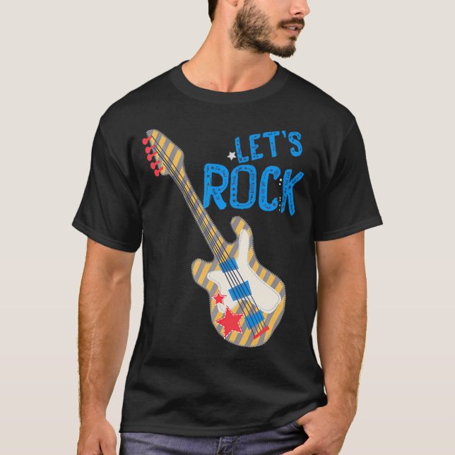 Let's Rocktar Rock'n Roll Retro 80s Music Women T-Shirt (Front)