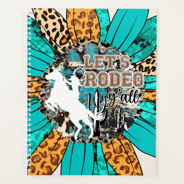 Let's Rodeo Y'all Planner (Front)