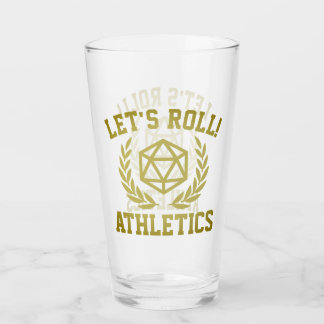 Let's Roll! ATHLETICS - Glass Cup