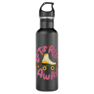 Let's roll away Roller Skates 710 Ml Water Bottle