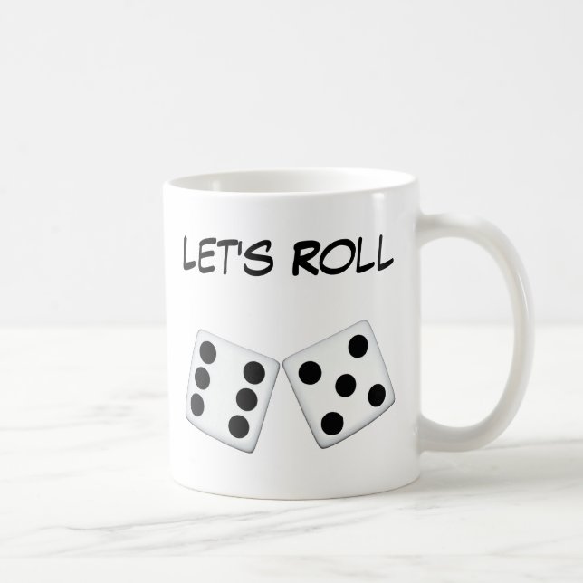 Let's Roll Dice Mug (Right)