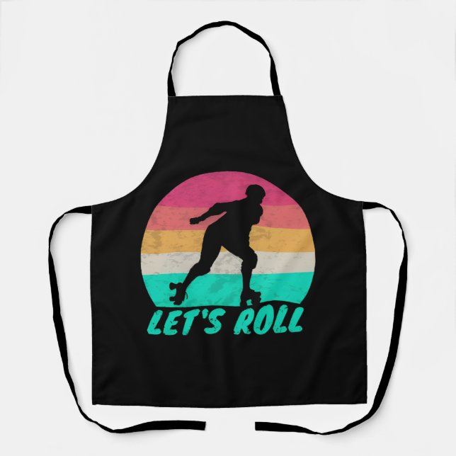 Lets Roll Girls Apron (Front)